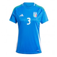 Camiseta Italia Federico Dimarco #3 Primera Equipación Replica Eurocopa 2024 para mujer mangas cortas